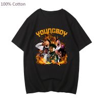 Mens Large T-shirt Youngboy Never Broke Again Hip Hop Manga Tshirts Aesthetic Anime Tshirt Cotton Teeshirt Menwomen