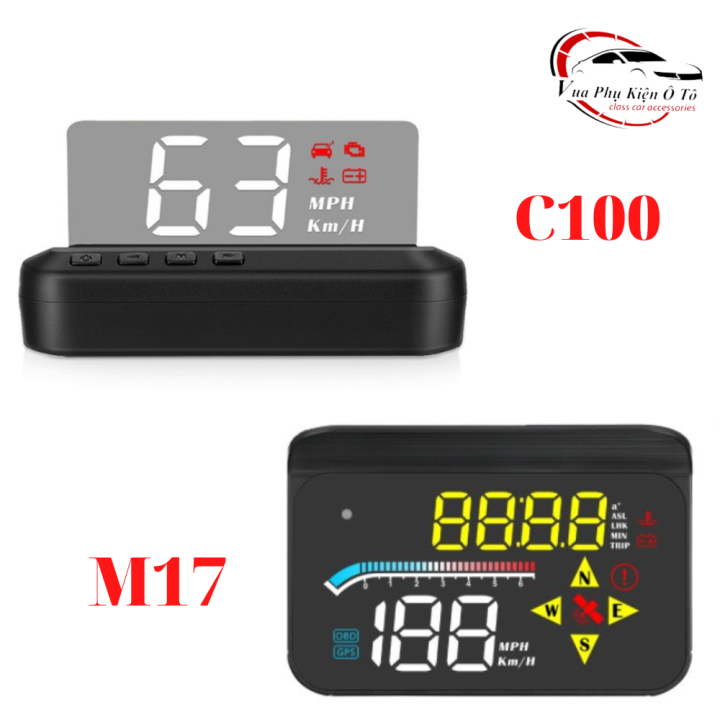 HUD C100 - HUD M17 Hiện thị tốc dộ lên kính lái | Lazada.vn