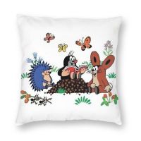 (All in stock) Soft Mole Krtek cartoon pillowcases Home decor Cute Maulwurf pillowcases Living room pillowcases (Contact the seller to support free customization. Double sided printing design for pillows)