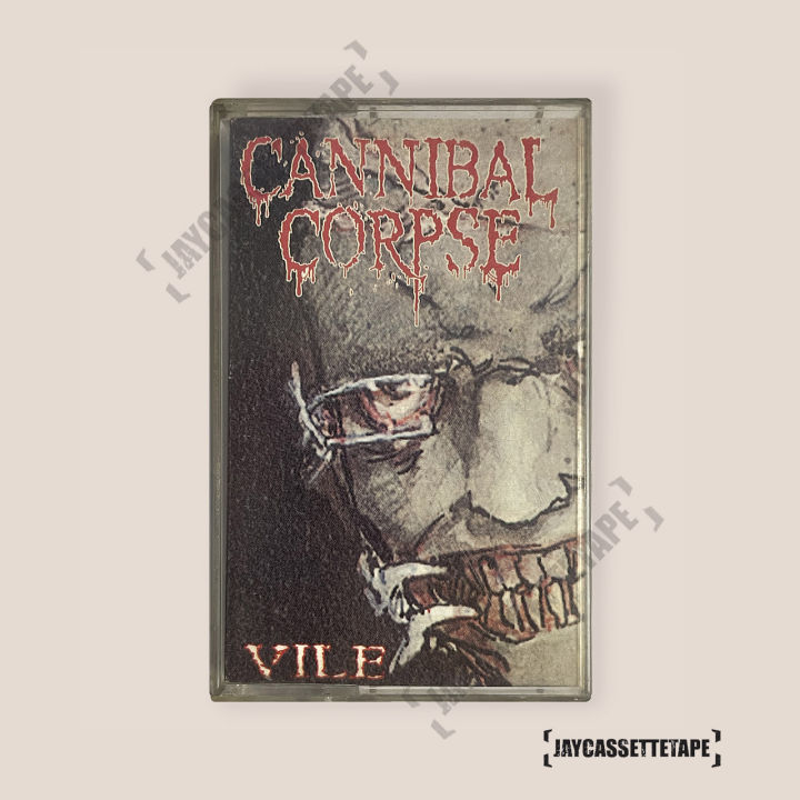 เทปเพลง-เทปคาสเซ็ต-เทปคาสเซ็ท-cassette-tape-เทปเพลงสากล-cannibal-corpse-อัลบั้ม-vile