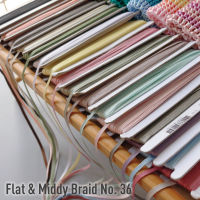 MOMOTARA No.36	เทปถัก Braid เทปถักแบน	Flat &amp; Middy Braid	ขนาด 0.5 CM	ยาว	36 หลา