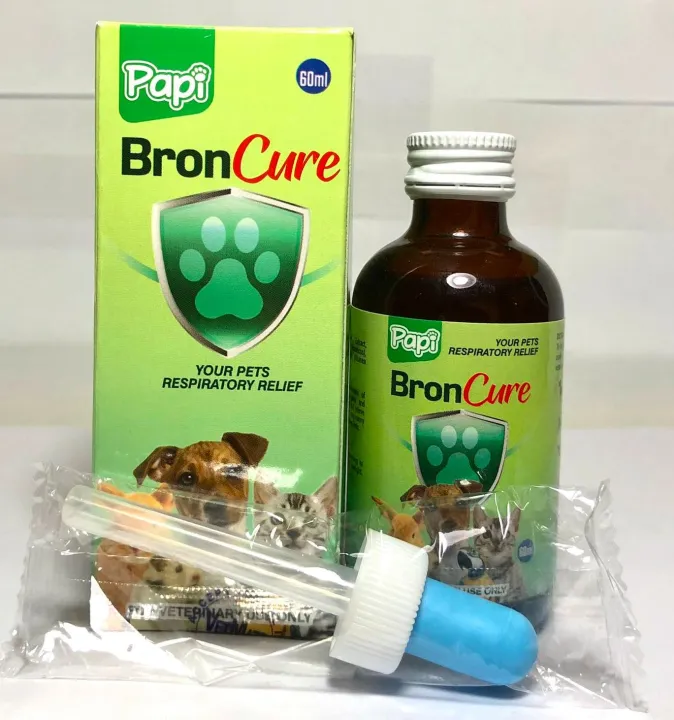 [JWR AGRIVET] 60 ML PAPI BRONCURE / YOUR PETS RESPIRATORY RELIEF / FOR