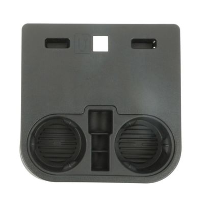 1 PCS Car Center Cup Holder Under Front Seat Bottom Black Plastic For 15-20 Ford F150 Super Duty