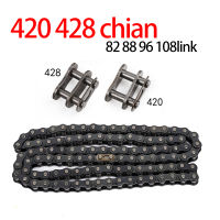 420 428 Chain 82 88 98 108 Link สำหรับ Mini Dirt BIKE Quad A 47cc 49cc Minimoto Pocket Bikes