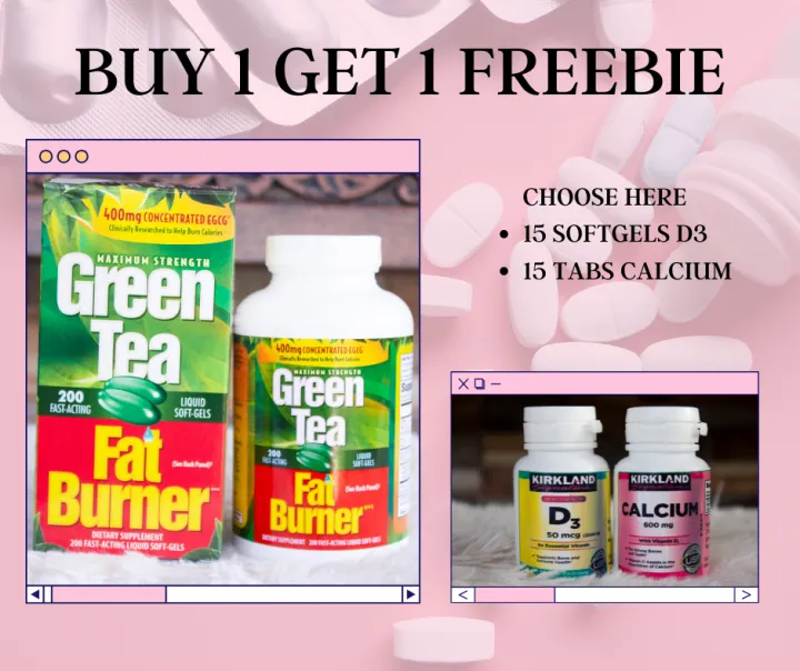 Green Tea Fat Burner, 200 Liquid SoftGels Lazada PH