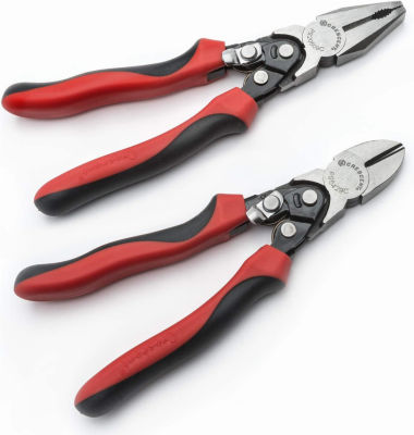 Crescent 2 Pc. 8" Pro Series Compound Action Dual Material Plier Set - PSCA2SET