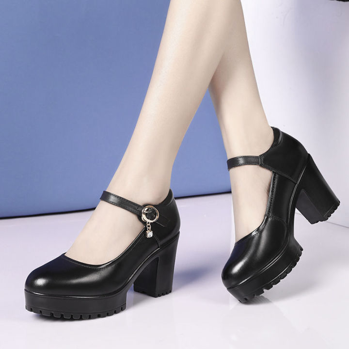 women-heels-รองเท้าคัทชู-รองเท้ารับปริญญา-หัวตัด-สูง-2-นิ้ว-ส้นหนา-สีดำ-ไซส์-35-40-3-8