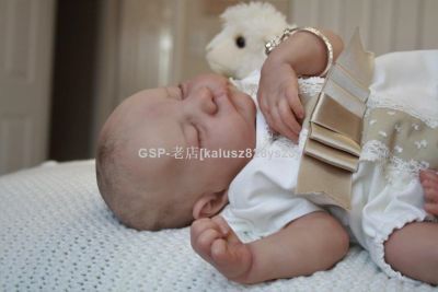 hot！【DT】✆❆♛  NPK 48CM hand-drawing reborn baby doll premie boy hair lifelike real soft touch cuddly