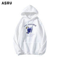 ASRV เสื้อกันหนาวมีฮู้ดพิมพ์ลายการ์ตูนใหม่ Unisex Top Coat