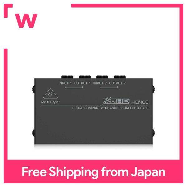 Beringer AC hum noise removal Ground loop elimination 2ch MICROHD HD400