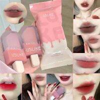 Beautyiu ลิปโคลนลิปสติกเนื้อแมท6สี,ลิปกลอสกระเป๋าใส่ไอศครีมเนื้อด้านกำมะหยี่ Lipstik Tahan Lama