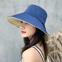 【CW】 hat with double sides new Korean student sun for spring and summer