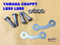 YAMAHA CHAPPY LB50 LB80 REAR SPROCKET BOLT and SPACER SET #น็อตสเตอร์หลัง ครบชุด