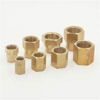 Brass pipe joint pipe fitting copper hose hexagon coupling quick coupling internal thread 1 / 8 1 / 4 3 / 8 1 / 2 3 / 4 BSP