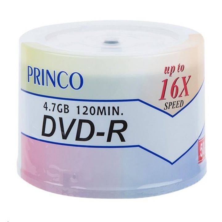 สีขาว-princo-dvd-r-16x