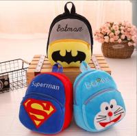 Hot selling cartoon animal childrens backpack stall supply backpack kindergarten plush backpack childrens bag