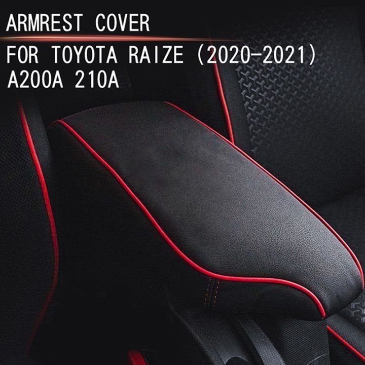 car-center-console-lid-armrest-box-leather-protective-cover-cushion-pad-for-raize-2020-2022