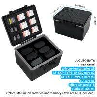 ‘；【= JJC Waterproof Battery Case Box 6 Slots Fits Nikon EN-El3e EN-EL15 EN-El15a Batteries For Nikon Z7 Z6 D90 D80 D850 D810 D7500