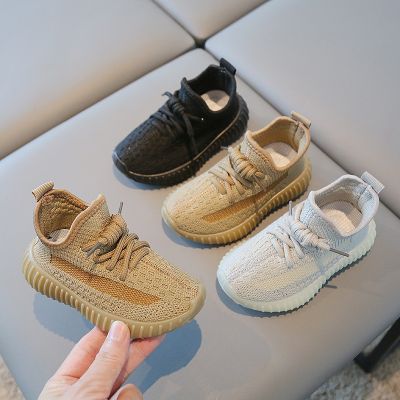 Tennis Children Casual Shoes for Baby Girls Kids Boys Rubber Bottom Antiskid Outdoor Mesh Breathable Sneakers