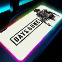 Days Gone Mouse Pads Gaming Lights Table Mat Pc Accessories Desk Protector Gaming Mat Game Pad Computer Desk Slipmat Led Rgb Rug
