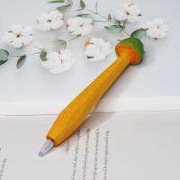 FDHDR ปากกาเจล น่ารักน่ารักๆ 0.5มม. หมึกสีฟ้า เครื่องเขียนสำหรับนักเรียน ของขวัญตลกๆ ปากกาลงนามเขียน ปากกากลางสร้างสรรค์ ปากกาเจลรูปเห็ด ปากกาแกะสลักไม้