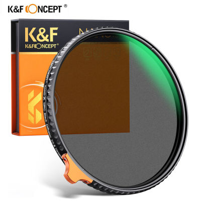 K &amp; F Concept ND2-ND32 14 Black Mist Diffusion กล้องเลนส์กรอง2in1 Variable ND Filter 49มม. 52มม. 58มม. 62มม. 67มม. 72มม. 77มม. 82มม.