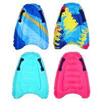 Inflatable Surf Body Board พร้อมที่จับบอร์ดแบบพกพา Surfboard Aid Mat สำหรับ Beach Surfing ว่ายน้ำฤดูร้อน Water Fun