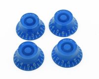 KAISH Set of 4 LP Guitar Knobs,Top Hat Knobs, Bell Knobs Blue fits LP