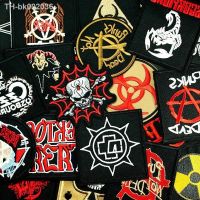 △✘ PUNK ROCK BAND Iron-On Patches Clothe Embroidery Applique Sewing Supplies Decorative Badges Classic Nostalgia Music Popular