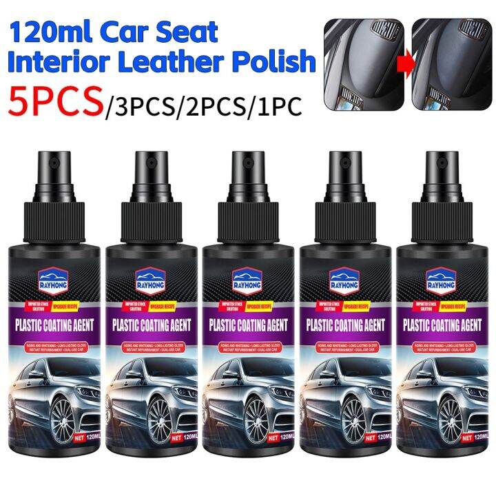 15PCS 120Ml Car Interior Leather Plastic Coating Agent Restore Auto