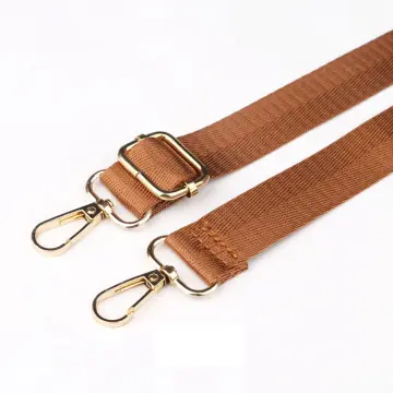 Buffalo Leather Adjustable Padded Replacement Shoulder Strap with Meta