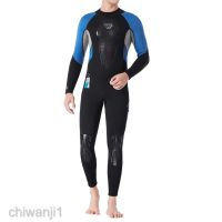 WetSuit 3มิลลิเมตรเต็มร่างกายยืดชุดดำน้ำว่ายน้ำท่องดำน้ำดูปะการัง Jumpsuit