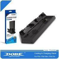 ☢ DOBE TP4-023B For PS4 Slim Pro Game Console Cooling Fan Auto-Sensing Dual Charging Stand Cooler Fan Game Accessories