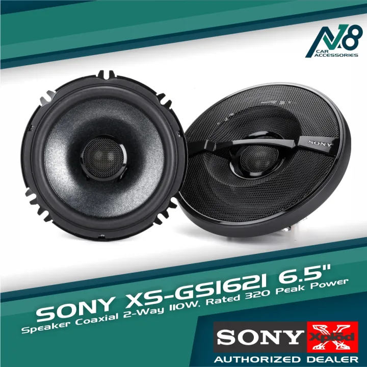 Sony XS-GS1621 6.5” 2-way Xplod GS Series Coaxial Car Speakers Genuine ...