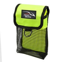 【JH】 Scuba Diving Reel Safety Buoy Mesh Storage Snorkeling Holder Carry