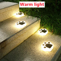 Solar LED Light outdoor Waterproof Decorative Footprints lights for Balcony Path Christmas Gifts Wall Lamp Garden Lawn Lamps