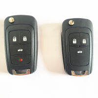 234ปุ่ม Keyless-Go พับกุญแจรีโมทสำหรับเชฟโรเลต433MHz พร้อมชิป ID46 HU100 Balde (หลังตลาด) พร้อมโลโก้