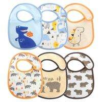 2022 3 Pcs Baby Bibs Waterproof Saliva Towel Anti-spitting Baberos Newborn Cotton Feeding Food Baby Stuff Slabbetjes Boy Girls