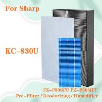 อะไหล่ตัวกรองกลิ่น Hepa FZ-P30MFU FZ-P30SFU สำหรับ KC-830U เครื่องฟอกอากาศ SHARP