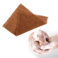 Pecine African Exfoliating Washcloth อุปกรณ์ห้องน้ำผ้าขนหนูอาบน้ำใช้ซ้ำได้