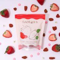 POLNAPA สตรอว์เบอร์รี่อบแห้ง (DRIED STRAWBERRY) ผลไม้อบแแห้ง หวานนน้อย เกรดพรีเมี่ยม หอม อร่อย