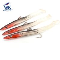 hot！【DT】 10cm Eel Shad Fishing Lures 10pcs 2.5g Soft Bait with Hooks Set for Bass Rig Sinker