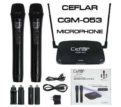 microphone ไร้สาย ceflar enjoy better cgm - 053  DUAL CHANNEL WIRELESS