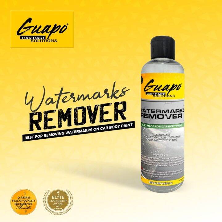 Guapo Car Care Solutions Watermarks Remover for Car Body Paint and