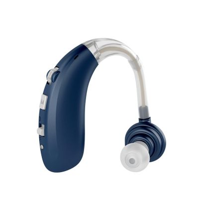 ZZOOI 2022 New Style High Quality Mini Rechargeable Hearing Device Ear Back Type Digital Ear Amplifier BT Function Hearing Aids