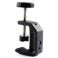 Aluminum alloy C Type Screw Mount Clamp anti-slip Adjustable Desktop Bracket for Camera Tripod Photography Accessories