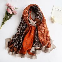 【Miki Xinyuan】 Designer ผ้าพันคอผ้าฝ้ายผู้หญิง2021 FashionFlower BeachShawls AndFemale Stings