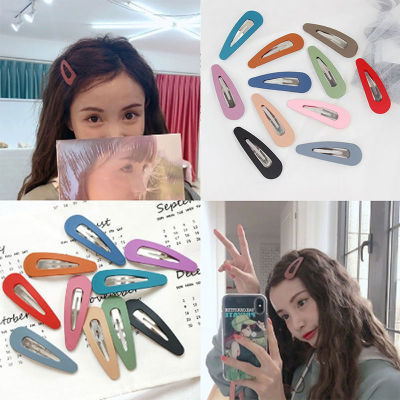 【CW】Cute Hairpins Snap Hair Clip for Girls Hair Pins Unique Womens Gift BB Hair Clip Candy Color Hair Accessories Dropshipping