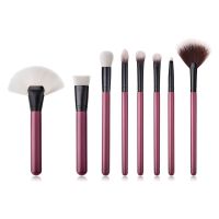 Fashion Makeup Brushes Set Wooden Foundation Eyebrow Eyeshadow Brush Cosmetic Brush Tools