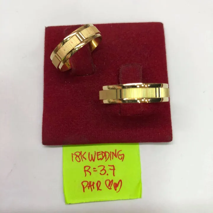 18k Saudi Gold Wedding Ring | Lazada PH